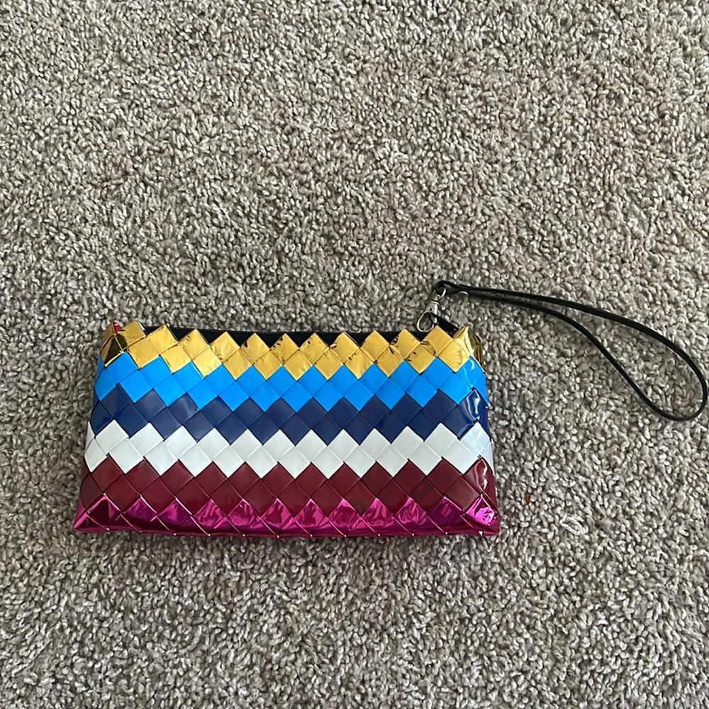 Ecoist colorful clutch bag